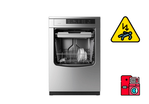 Посудомоечная машина бьет током